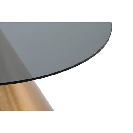 Beistelltisch DKD Home Decor Schwarz Gold Metall Kristall 60 x 60 x 30 cm