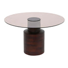 Tischdekoration DKD Home Decor Kristall Mango-Holz 80 x 80 x 40 cm