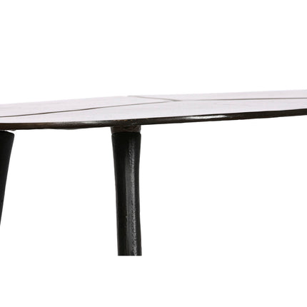 Beistelltisch DKD Home Decor Schwarz Gold Aluminium Messing 78 x 45 x 40 cm (2 Stück)