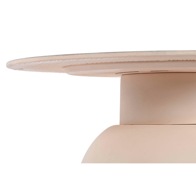 Beistelltisch DKD Home Decor Weiß Beige Hellbraun Metall aus Keramik 60 x 60 x 47 cm