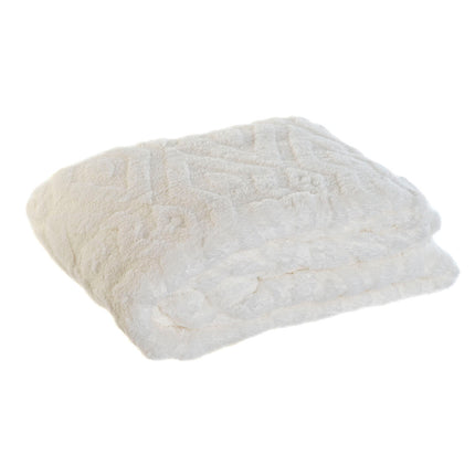 Decke DKD Home Decor Weiß Rhombusse 130 x 170 x 1 cm