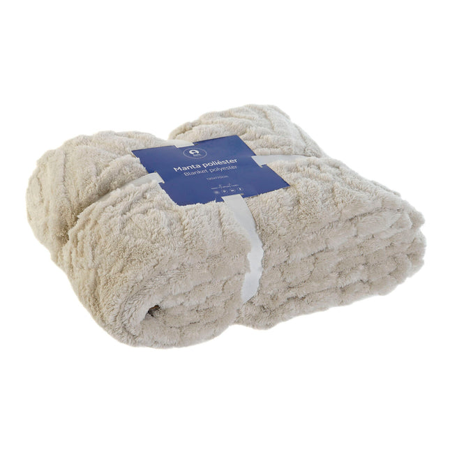 Decke DKD Home Decor Hellgrau Rhombusse 130 x 170 x 1 cm