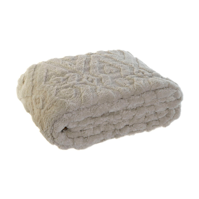 Decke DKD Home Decor Hellgrau Rhombusse 130 x 170 x 1 cm