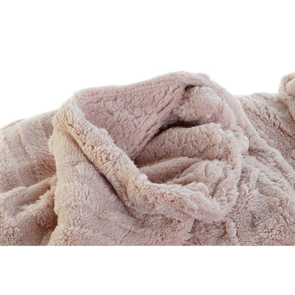 Decke DKD Home Decor Rosa Rhombusse 130 x 170 x 1 cm