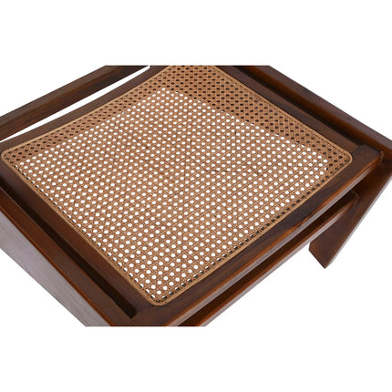 Sitz DKD Home Decor natürlich Dunkelbraun Teakholz 60 x 77 x 71 cm