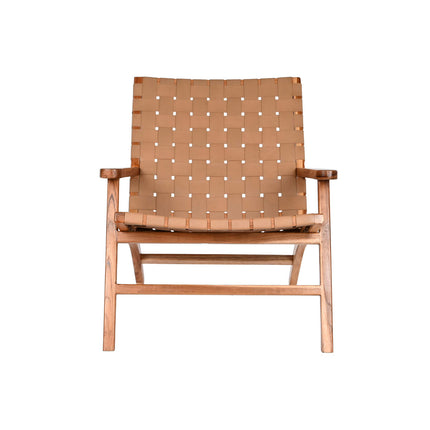 Sitz DKD Home Decor Beige natürlich Teakholz 74 x 78 x 75 cm
