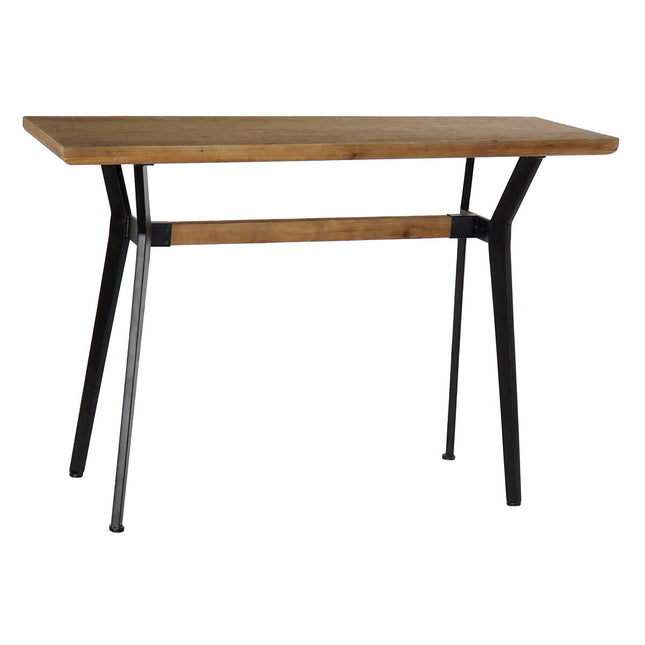 Konsole DKD Home Decor Schwarz natürlich Metall Tanne 120 x 40 x 81 cm