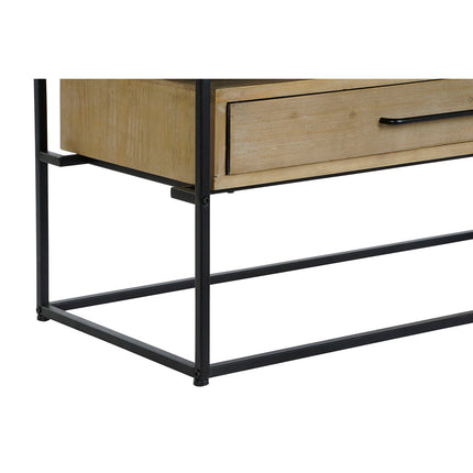 Schubladenschrank DKD Home Decor Schwarz natürlich Metall Holz MDF Moderne 100 x 45 x 82 cm