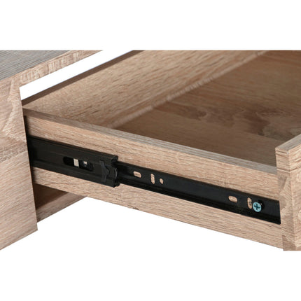 Konsole DKD Home Decor Durchsichtig Hellbraun Kristall Holz MDF 120 x 35 x 80 cm