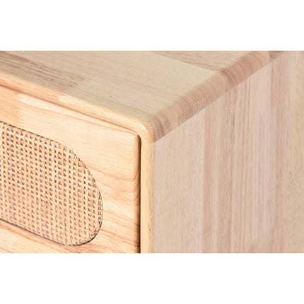 Anrichte DKD Home Decor natürlich Metall Kautschukholz 73,5 x 35 x 78 cm