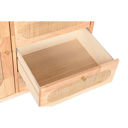 Anrichte DKD Home Decor natürlich Metall Kautschukholz 73,5 x 35 x 78 cm