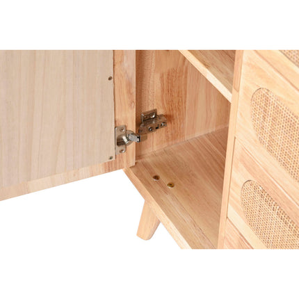 Anrichte DKD Home Decor natürlich Metall Kautschukholz 73,5 x 35 x 78 cm