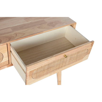 Beistelltisch DKD Home Decor natürlich Metall Kautschukholz 100 x 30 x 78 cm