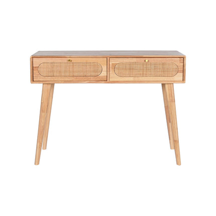 Beistelltisch DKD Home Decor natürlich Metall Kautschukholz 100 x 30 x 78 cm