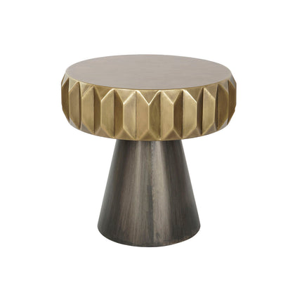 Beistelltisch DKD Home Decor Grau Gold Dunkelgrau Metall 63 x 63 x 62 cm