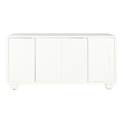 Anrichte DKD Home Decor Weiß Holz MDF 160 x 37 x 85 cm