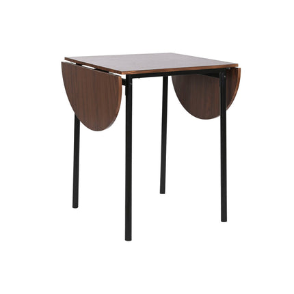 Tisch-Set mit 4 Stühlen DKD Home Decor Braun Schwarz Metall Holz MDF 121 x 55 x 78 cm