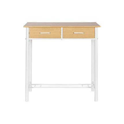 Tisch-Set mit 2 Stühlen DKD Home Decor Metall Holz MDF 80 x 50 x 84 cm