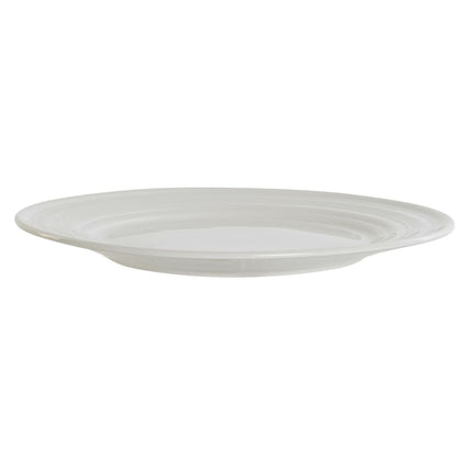 Flacher Teller DKD Home Decor Weiß Porzellan 27 x 27 x 2 cm