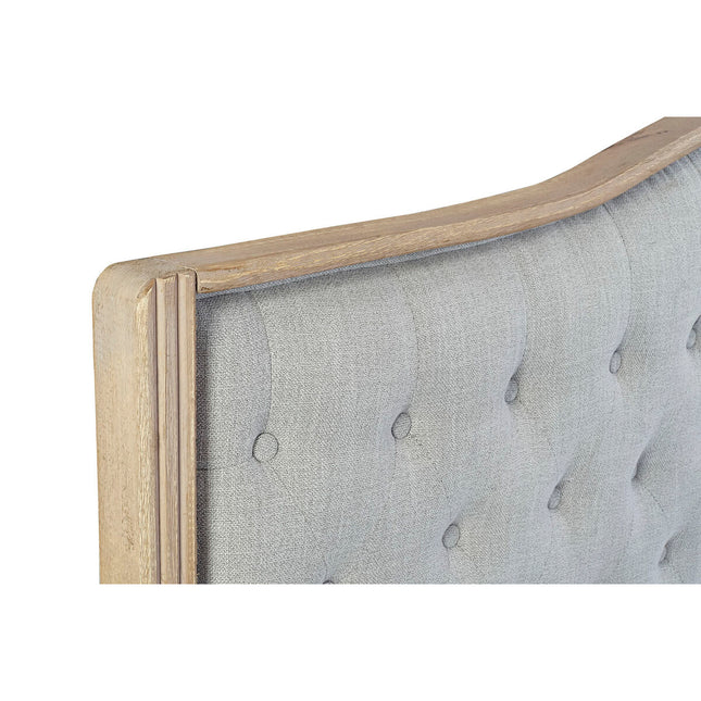 Kopfende des Betts DKD Home Decor Grau Kautschukholz 160 x 10 x 120 cm