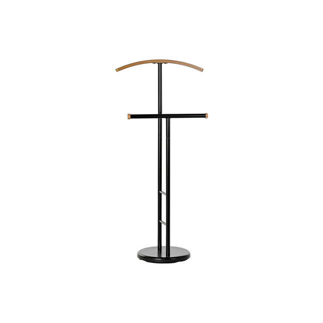 Herrendiener DKD Home Decor Schwarz natürlich Holz Metall 46 x 28 x 105 cm