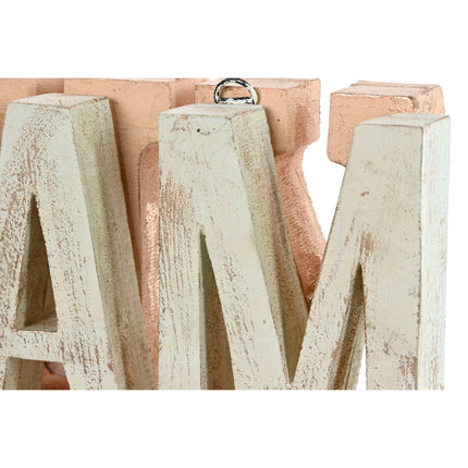 Wanddekoration DKD Home Decor Bunt Urban 40 x 1 x 15 cm (6 Stück)