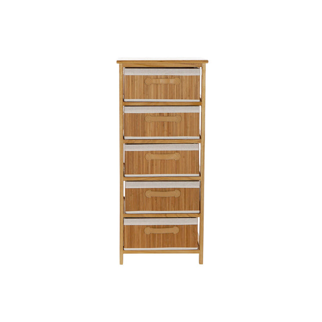 Schubladenschrank DKD Home Decor natürlich Bambus Paulonia-Holz 42 x 32 x 98 cm