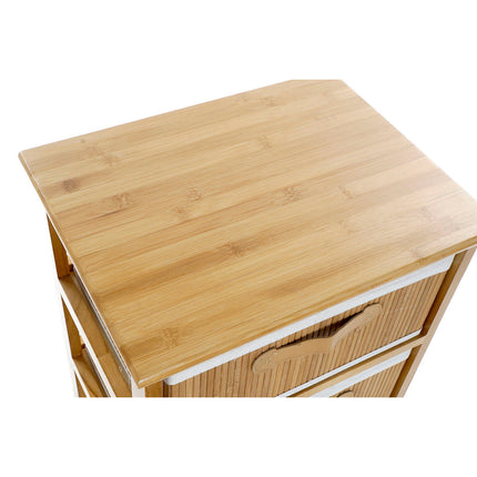 Schubladenschrank DKD Home Decor natürlich Bambus Paulonia-Holz 42 x 32 x 81 cm