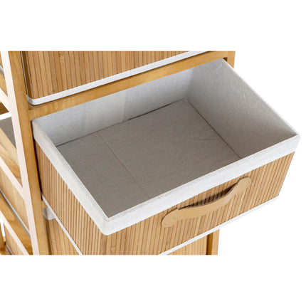 Schubladenschrank DKD Home Decor natürlich Bambus Paulonia-Holz 42 x 32 x 81 cm