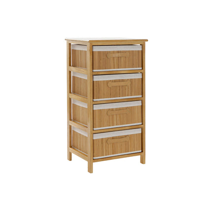 Schubladenschrank DKD Home Decor natürlich Bambus Paulonia-Holz 42 x 32 x 81 cm