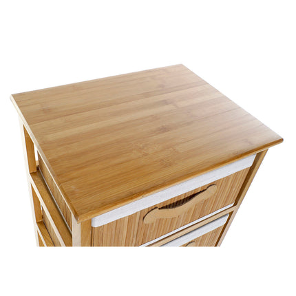 Schubladenschrank DKD Home Decor natürlich Bambus Paulonia-Holz 42 x 32 x 63 cm