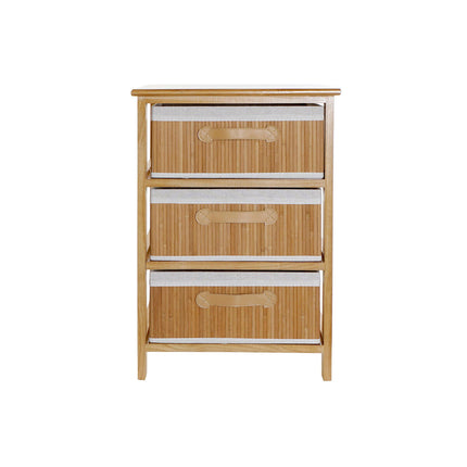 Schubladenschrank DKD Home Decor natürlich Bambus Paulonia-Holz 42 x 32 x 63 cm