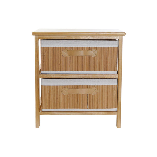 Schubladenschrank DKD Home Decor natürlich Bambus Paulonia-Holz 42 x 32 x 45 cm