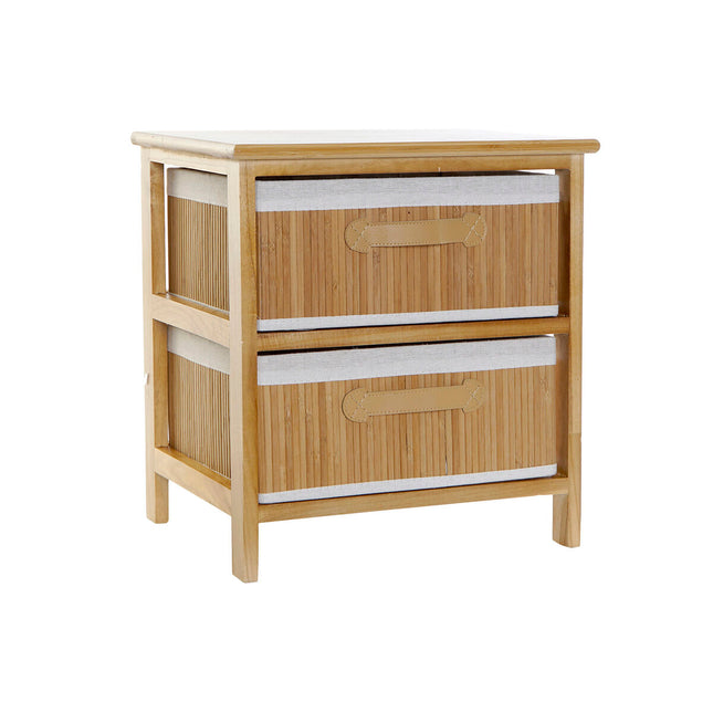 Schubladenschrank DKD Home Decor natürlich Bambus Paulonia-Holz 42 x 32 x 45 cm