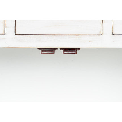 Schubladenschrank DKD Home Decor Weiß natürlich Tanne Holz MDF Orientalisch 63 x 27 x 101 cm