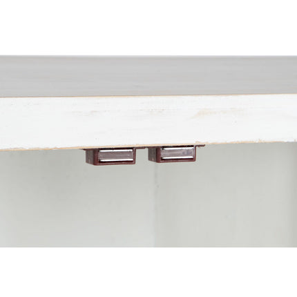Konsole DKD Home Decor Weiß natürlich Tanne Holz MDF 98 x 26 x 80 cm