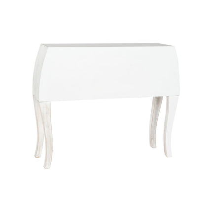 Konsole DKD Home Decor Weiß natürlich Tanne Holz MDF 98 x 26 x 80 cm