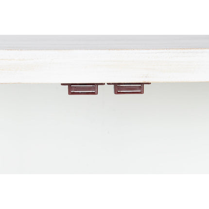 Konsole DKD Home Decor Weiß natürlich Tanne Holz MDF 63 x 26 x 83 cm