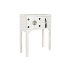 Konsole DKD Home Decor Weiß natürlich Tanne Holz MDF 63 x 26 x 83 cm