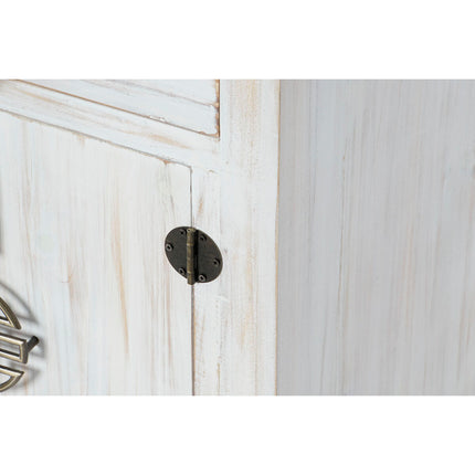 Nachttisch DKD Home Decor Weiß Tanne Holz MDF 45 x 29 x 60 cm