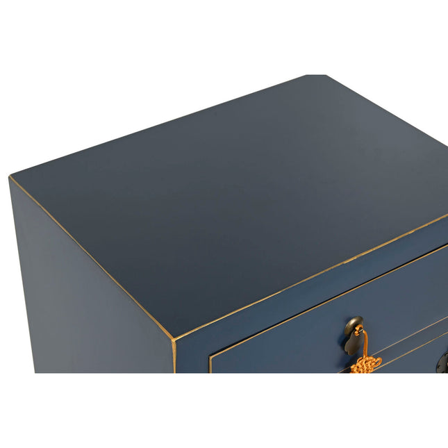 Nachttisch DKD Home Decor Gold Tanne Holz MDF 45 x 34 x 66 cm