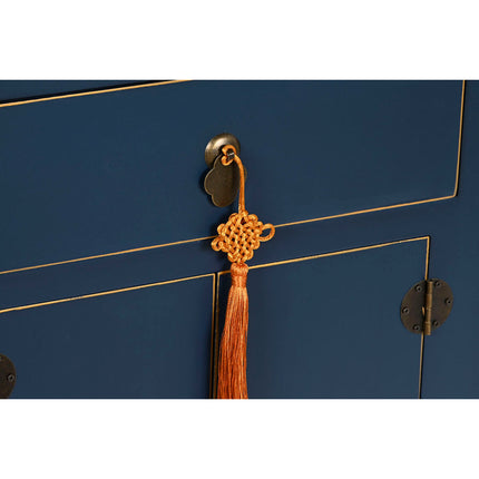 Nachttisch DKD Home Decor Gold Tanne Holz MDF 45 x 34 x 66 cm