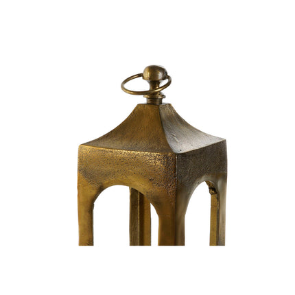 Laterne DKD Home Decor Gold Aluminium Kristall Antiker Finish 16 x 16 x 55 cm