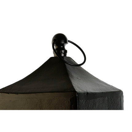 Laterne DKD Home Decor Schwarz Aluminium Kristall 21 x 21 x 91 cm