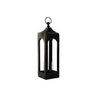 Laterne DKD Home Decor Schwarz Aluminium Kristall 16 x 16 x 55 cm