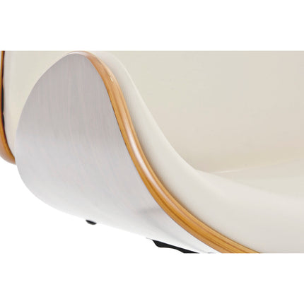 Stuhl DKD Home Decor Braun Creme Nussbaumholz 52 x 58,5 x 98 cm