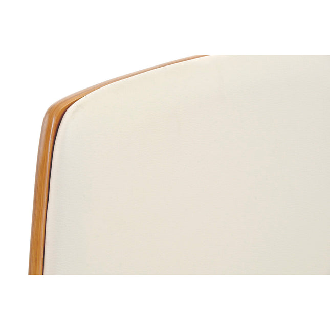 Stuhl DKD Home Decor Braun Creme Nussbaumholz 52 x 58,5 x 98 cm