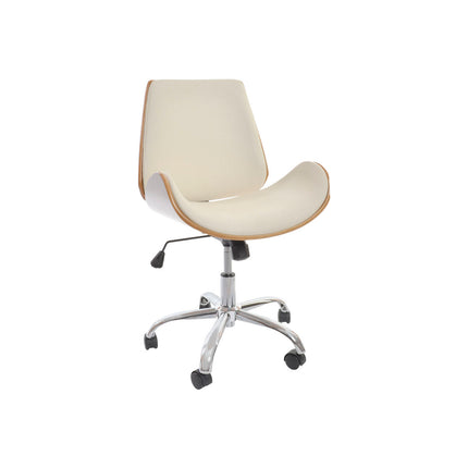 Stuhl DKD Home Decor Braun Creme Nussbaumholz 52 x 58,5 x 98 cm