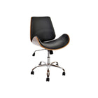 Stuhl DKD Home Decor Braun Schwarz Nussbaumholz 52 x 58,5 x 98 cm