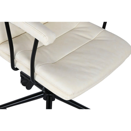 Stuhl DKD Home Decor Creme Metall 58 x 61,5 x 84 cm